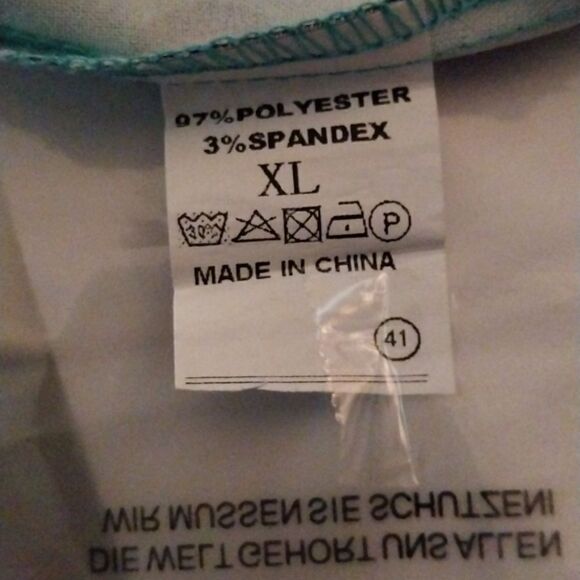 Women Petal Sleeve  Casual Blouse Short Sleeve Crew Neck Top NWT Size XL - Picture 12 of 13